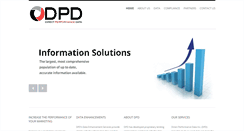 Desktop Screenshot of dpddata.com